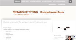 Desktop Screenshot of metabolic-typing-zentrum.com